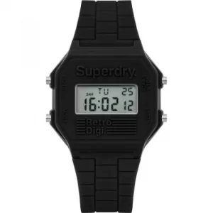 Image of Mens Superdry Retro Digi Alarm Watch