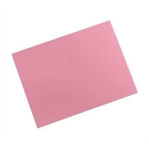 Image of 5 Star Foolscap Square Cut Folders Manilla 315gm2 Pink 1 x Pack of 100 Folders