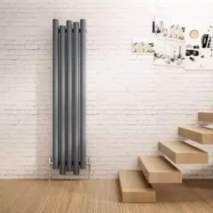 Image of Carisa Motion Vertical Designer Radiator, Anthracite (W)390mm (H)1800mm