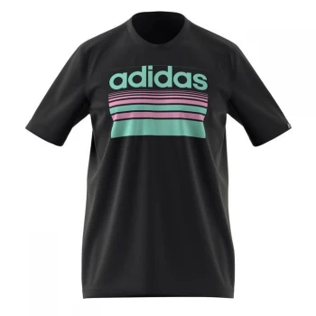 Image of adidas QT T Shirt Mens - Black Horizon