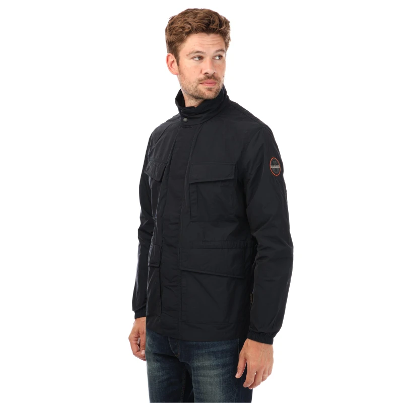 Image of Napapijri Inti Jacket - Blue Blue S