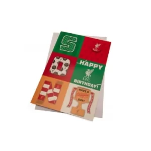 Image of Liverpool FC Birthday Card Son