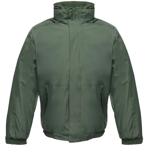 Image of Regatta TRW297 Mens Waterproof & Windproof Dover Fleece Lined Padded Jacket 3XL- Chest 49-51' (124.5-129.5cm) Dark Grey/Dark Green TRW297-4X5-3XL