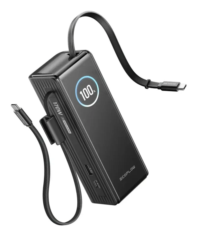 Image of EcoFlow EcoFlow EF-RAPID25K100W-B-EU power bank 25000 mAh Black EF-RAPID25K100W-B-EU