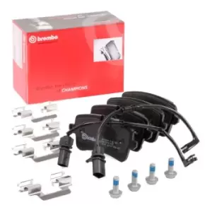 Image of BREMBO Brake pad set AUDI P 85 120 4H0698451C,4H0698451D,4H0698451M 4H0698451C,4H0698451D,4H0698451M,4H0698451C,4H0698451D,4H0698451M,4H0698451C