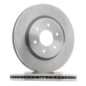 Image of RIDEX Brake disc 82B0307 Brake rotor,Brake discs NISSAN,NP300 Navara Pickup (D40),Pathfinder III (R51),NP300 Navara Pritsche / Fahrgestell (D40)