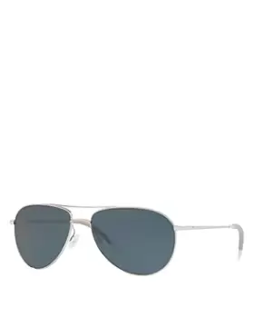 Image of Oliver Peoples OV1002S Benedict Pilot Sunglasses, 59mm