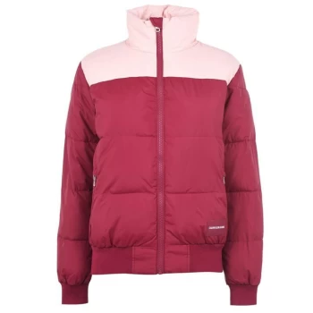 Image of Calvin Klein Jeans Block Puffer Jacket - Pink