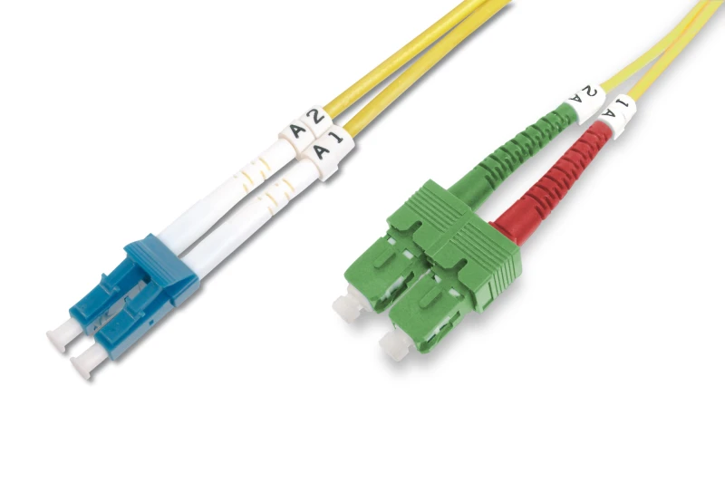 Image of Digitus Fiber Optic Singlemode Patchcable SC ( APC ) to LC ( PC )
