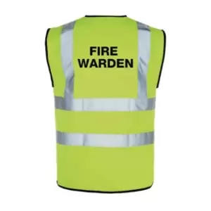 Image of Slingsby HI Vis Vest - Xlarge With Print Fire Warden