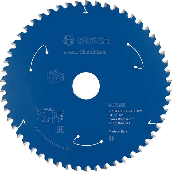 Image of Bosch EXPERT Cordless Aluminium Circular Saw Blade 190 x 30 x 54T Plastic