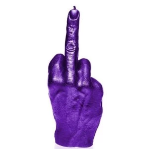 Image of Violet Metallic Hand FCK Candle