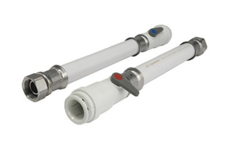 Image of Jg Speedfit Tap Connector Wflx37-H 2 Pack Push-Fit (L)300mm 15mm