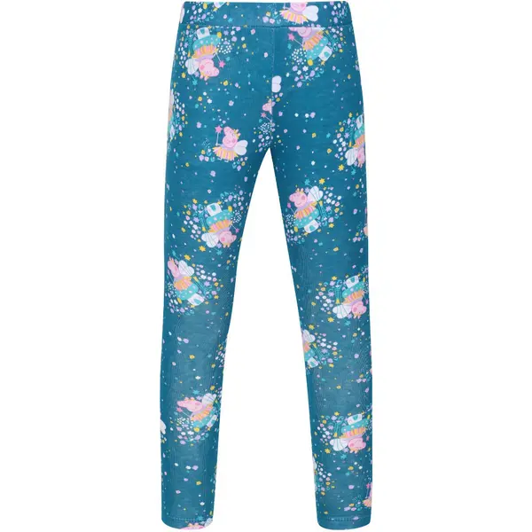 Image of Regatta Girls Peppa Pig Printed Grpahic Leggings Trousers 48-60 Months