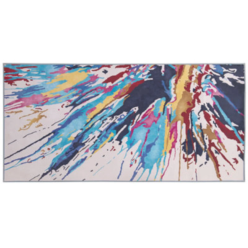 Image of Beliani Rug Karabuk Multicolour 80 X 150 Cm