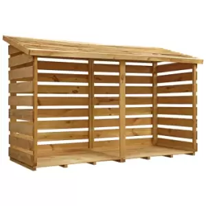 Image of Mercia Garden Products Mercia 6 x 3ft Pressure Treated Double Log Store