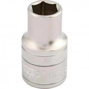 Image of Draper 1/2" Drive Satin Finish Hexagon Socket Metric 1/2" 11mm