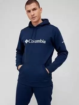Image of Columbia CSC Basic Logo II Overhead Hoodie - Collegiate Navy, Collegiate Navy Size M Men