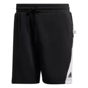 Image of adidas Future Icons Embroidered Badge of Sport Shorts Men - Black