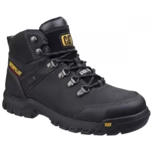 Image of Caterpillar Mens CAT Framework S3 Safety Leather Boots (6 UK) (Black)