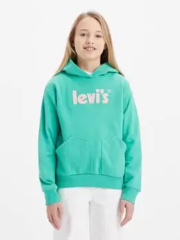 Image of Teenager Square Pocket Hoodie - Green