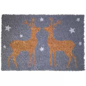 Image of Charles Bentley Deer Coir Doormat 40 x 60cm