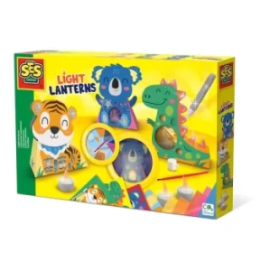 Image of SES CREATIVE Childrens Light Lanterns Set, Unisex, Five Years and Above, Multi-colour (14717)