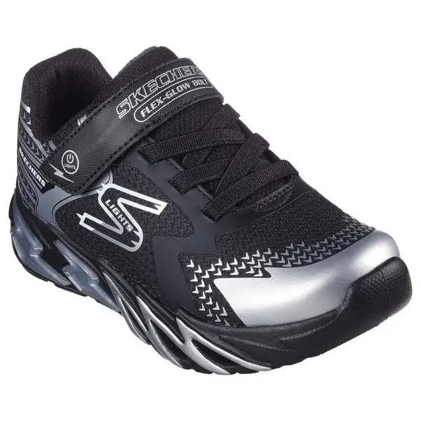 Image of Skechers Boys S Lights Flex Glow Bolt Trainers UK Size 11.5 (EU 29)