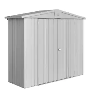 Image of Biohort Europa Size 2A Metal Shed 8' x 3' - Metallic Silver