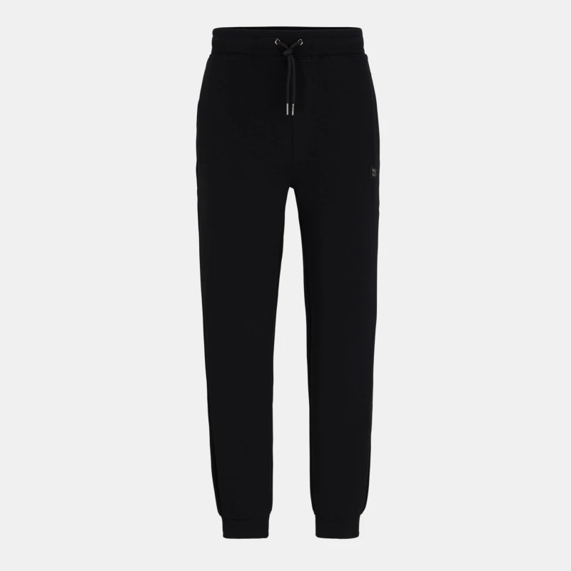 Image of Hugo Mens Dimacs Fleece Closed Cuff Joggers Black 001 male XS