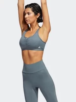 Image of adidas Coreessentials Medium-support Bra, Black, Size S, Women