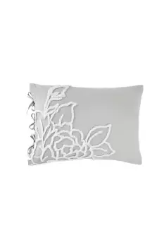 Image of 'Chenille Rose Cotton' Standard Pillowcase