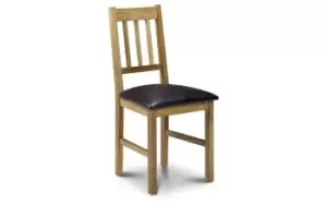 Image of Julian Bowen Curve Solid Oak Dining Chair