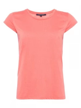 Image of French Connection Hetty Marl T Shirt Pink