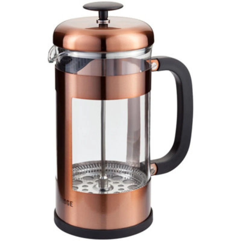 Image of Judge Glass Cafetiere 8 Cup Coffee Maker 1Litre - Copper