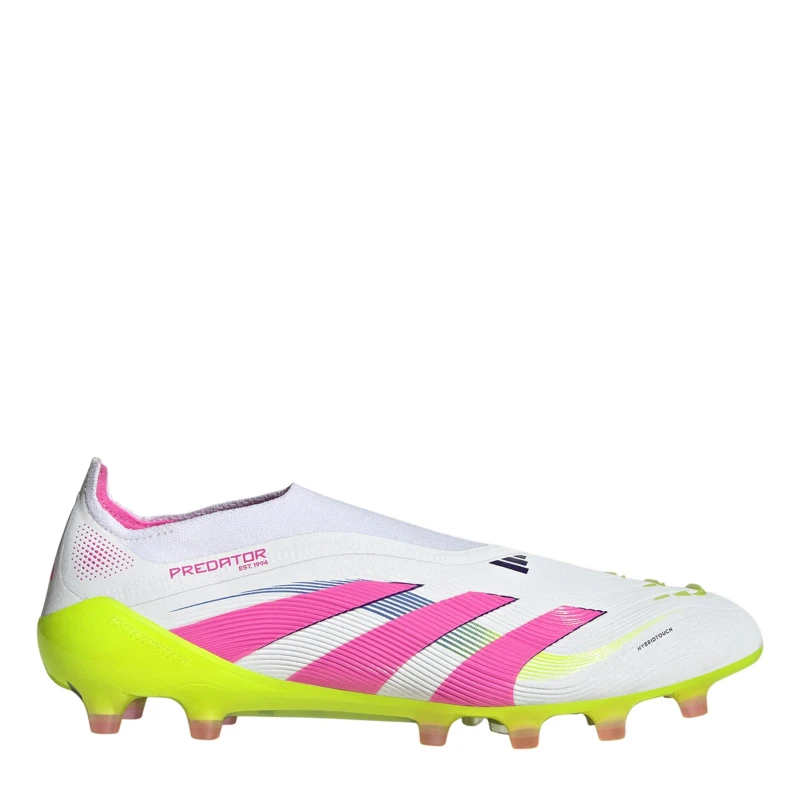 Image of adidas Unisex Adults Predator Elite Astro Turf Football Boots Wht/Pink/Lem unisex 6 (39.3)