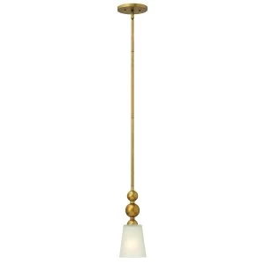 Image of 1 Light Ceiling Mini Pendant Vintage Brass, E27