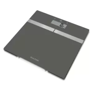 Image of Salter Glass Body Analyser Bathroom Scales - Silver