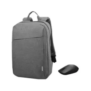 Image of Lenovo 15.6" B210 Laptop Casual Backpack Case and Lenovo 400 1200 DPI Ambidextrous Wireless Mouse