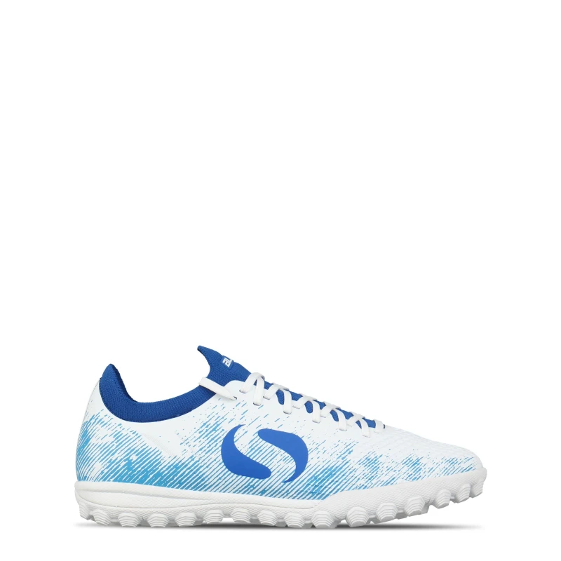 Image of Sondico Blaze Junior Astro Turf Trainers White/Blue male 3 (35.5)