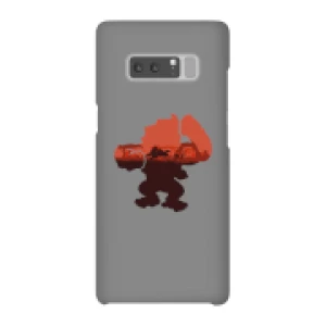 Image of Nintendo Donkey Kong Silhouette Serengeti Phone Case - Samsung Note 8 - Snap Case - Gloss