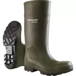 Image of Dunlop D460933 Purofort PRO Non-Safety / Mens Boots / Plain Rubber Wellingtons (44 EUR) (Green)