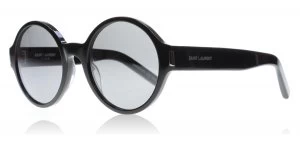 Image of Yves Saint Laurent SL63 Sunglasses Black 002 52mm