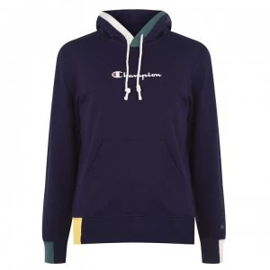 Image of Champion Champion Block Hoodie - Navy BS536
