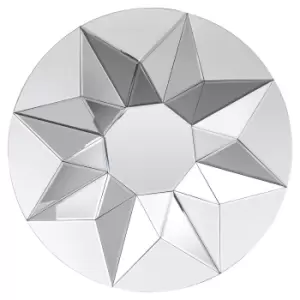 Image of Premier Housewares Wanda 3D Round Wall Mirror