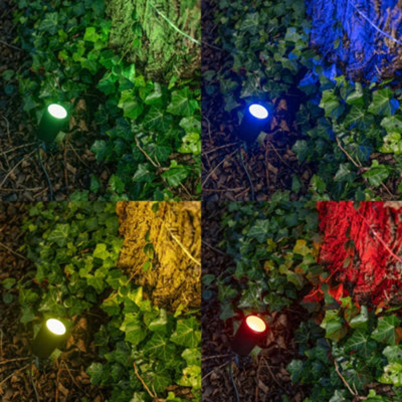 Image of ValueLights Smart Spot Light Ground Spike IP65 Colour Changing With App Control Multi