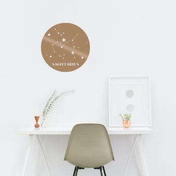 Image of Sag?ttar?us Horoscope - Copper Copper Decorative Metal Wall Accessory