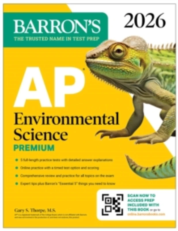Image of AP Environmental Science Premium, 2026: Prep Book With 5 Practice Tests + Comprehensive Review + Online Practice Paperback / softback