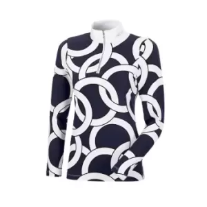 Image of Pikeur Belli Zip Top Womens - Blue