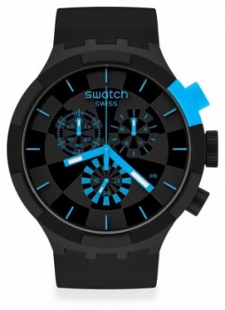 Image of Swatch Checkpoint Blue Big Bold Chrono SB02B401 Watch